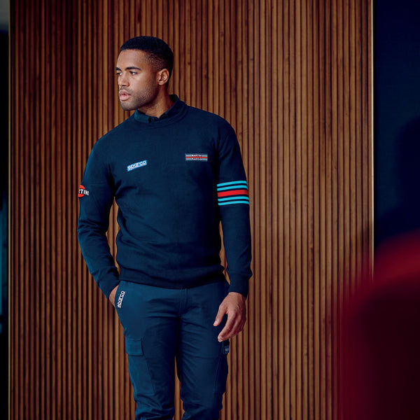 Sparco Martini Racing Wollen Sweater Martini Racing - Zwart