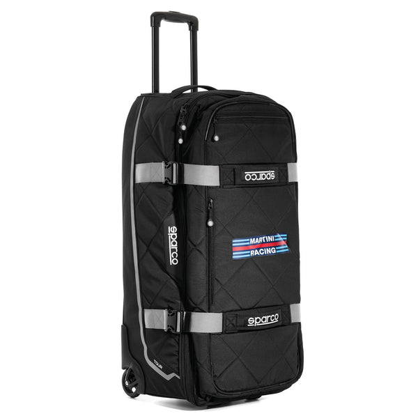 Sparco Trolley Tas Martini Racing Tour Zwart/Zilver
