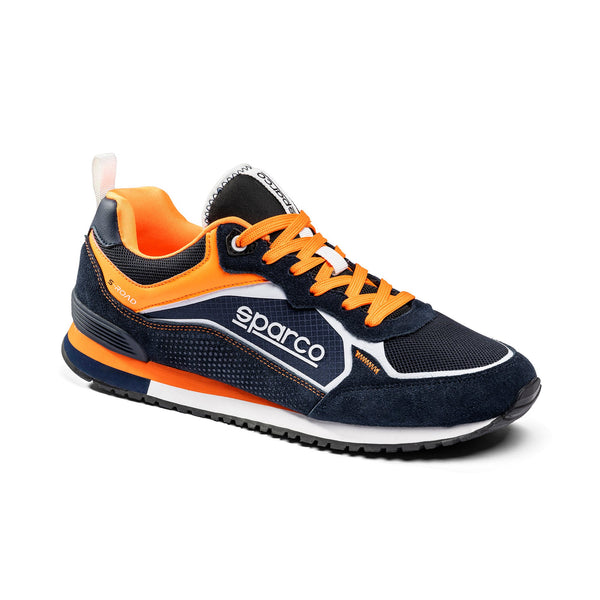 Sparco S-Road Sneakers - Oranje/Marineblauw/Grijs/Zwart