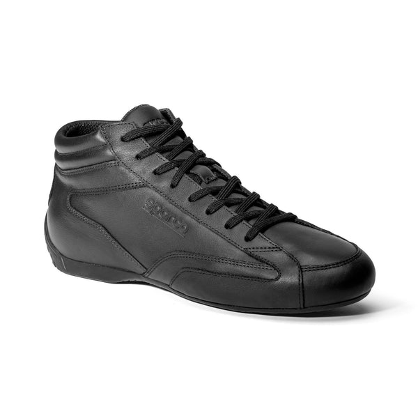 Sparco S-Drive Mid Leer Sneakers - Zwart
