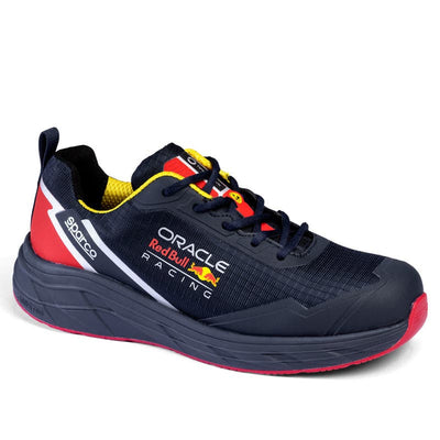 Sparco Red Bull Racing Keynes Werkschoenen S3S ESD Sneaker Unisex Marineblauw/Rood