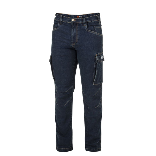 Sparco Tech Denim Jeans Dallas Werkbroek - Blauw