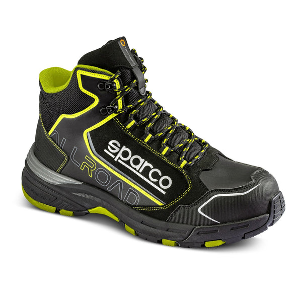 Sparco Allroad-H Motegi Werkschoenen S3 ESD Unisex Zwart/Fluogeel