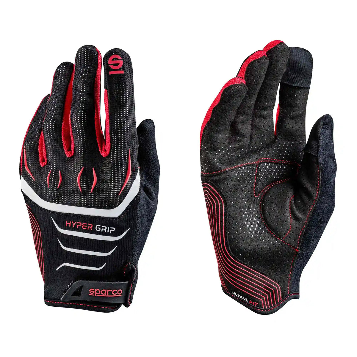 Sparco Handschoenen Hypergrip - Zwart/Rood