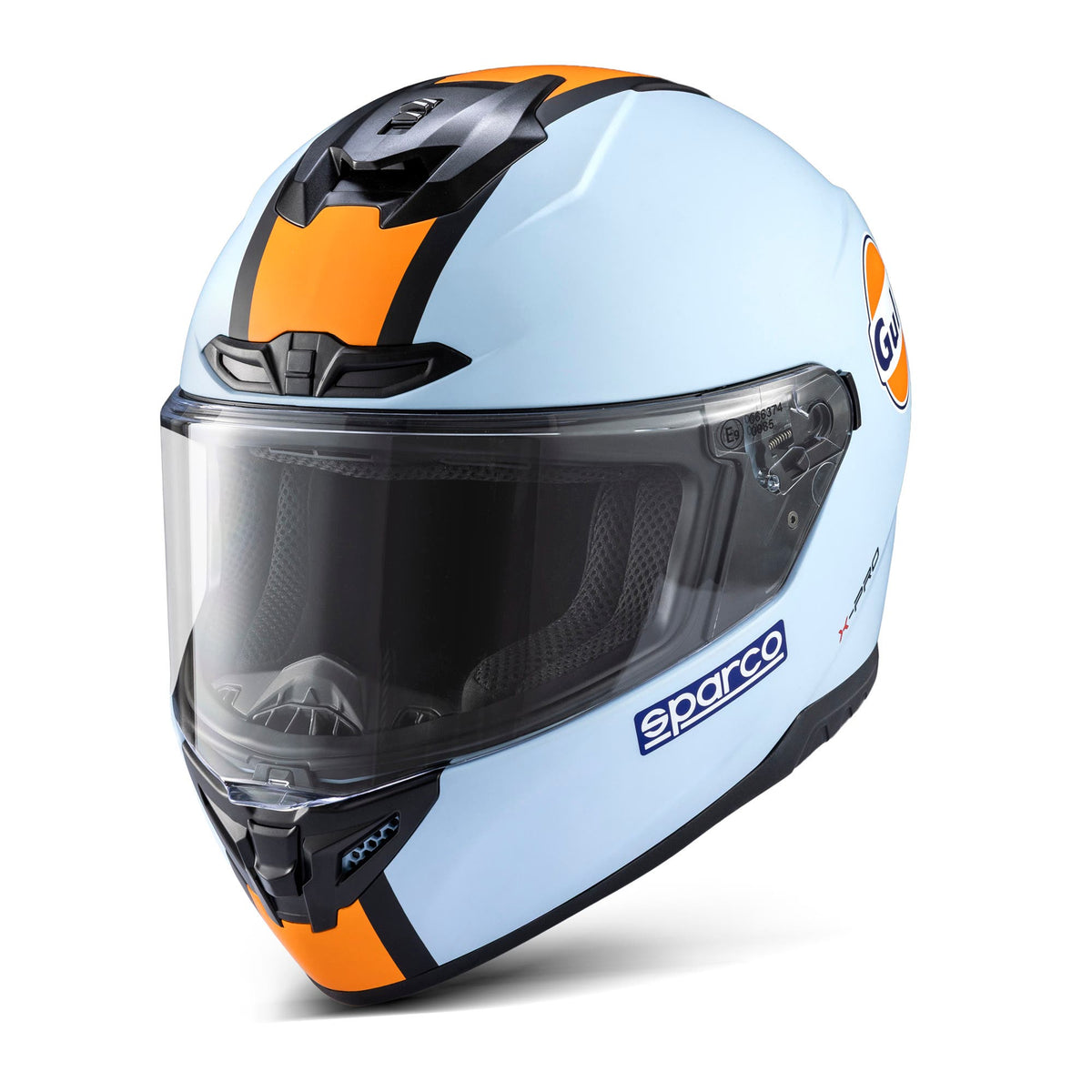 Sparco X-Pro Gulf Helm ECE 22.06 - Celeste