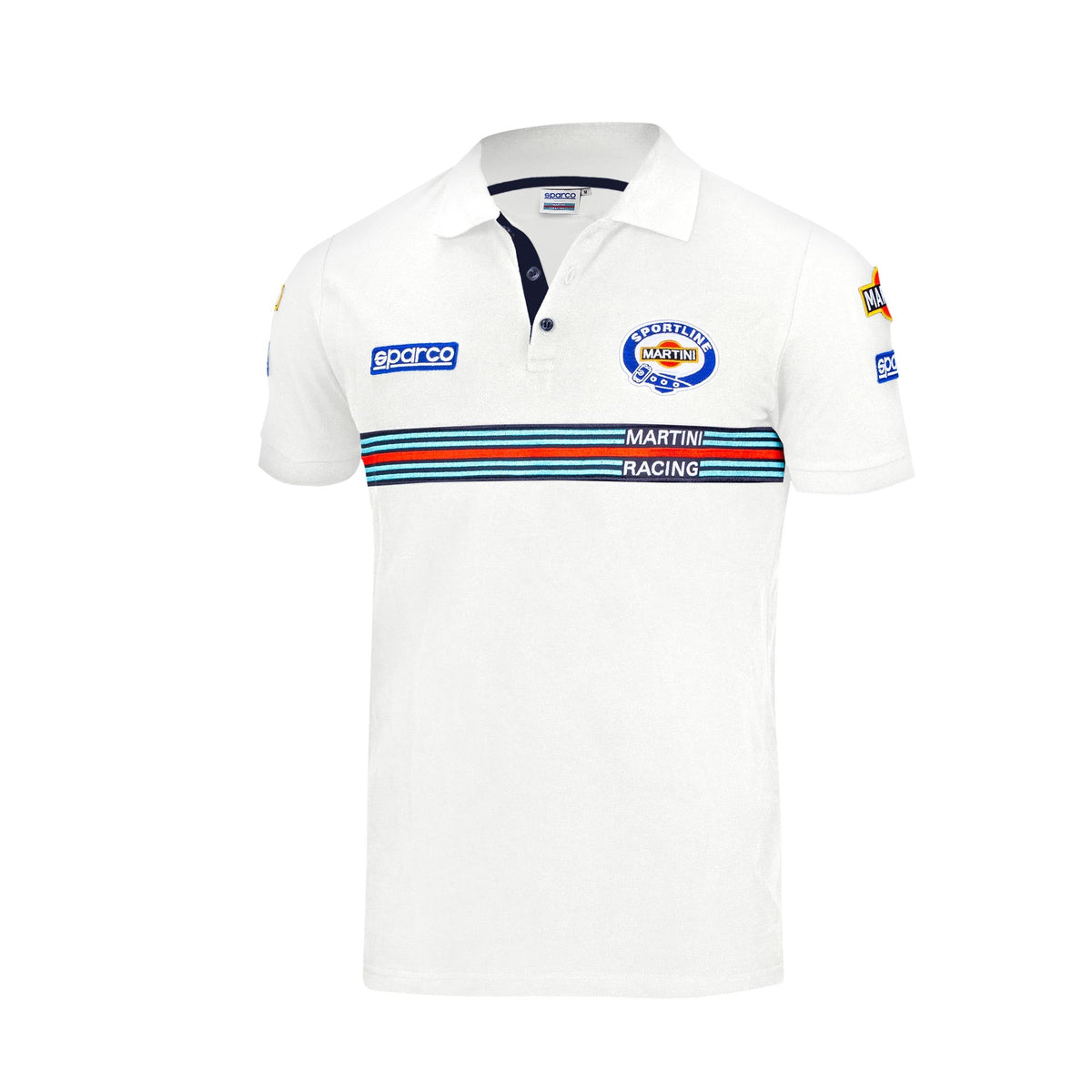 Sparco Polo Replica Martini Racing Poloshirt - Wit