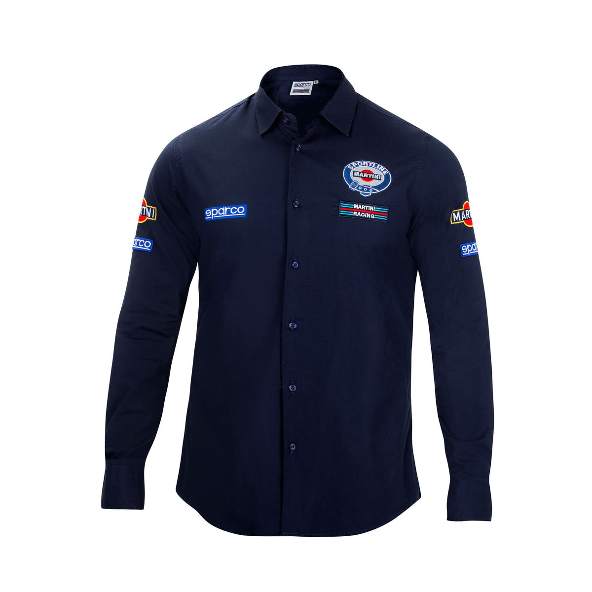 Sparco Martini Racing Overhemd - Marineblauw