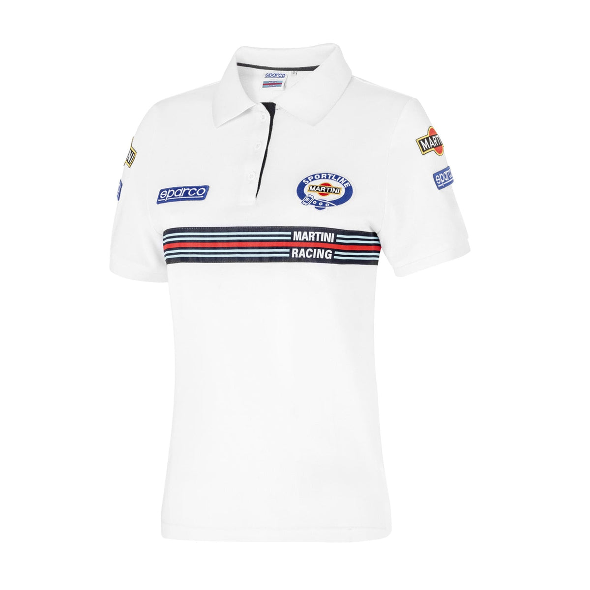 Sparco Polo Replica Martini Racing Lady Poloshirt - Wit