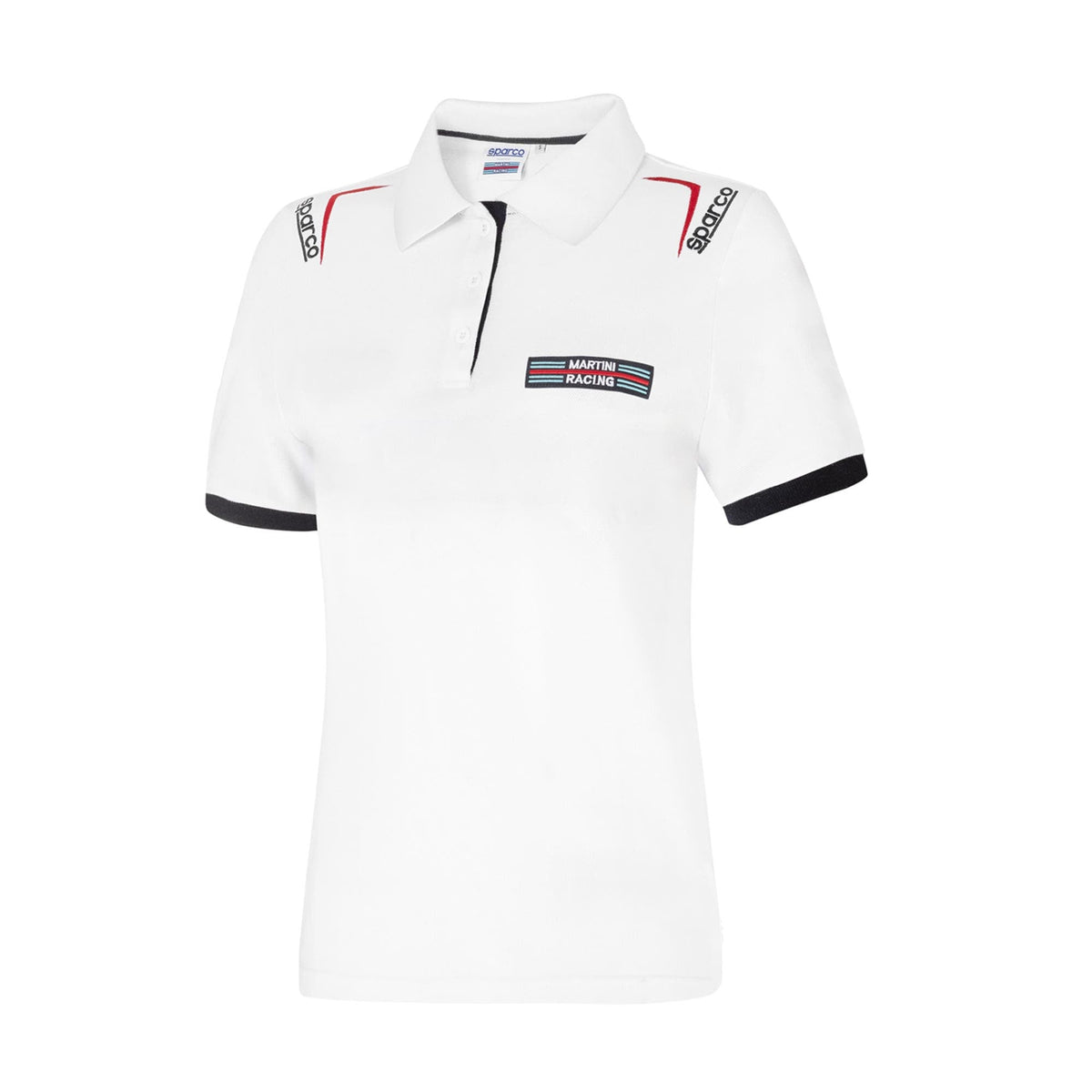 Sparco Martini Racing Dames Poloshirt - Wit