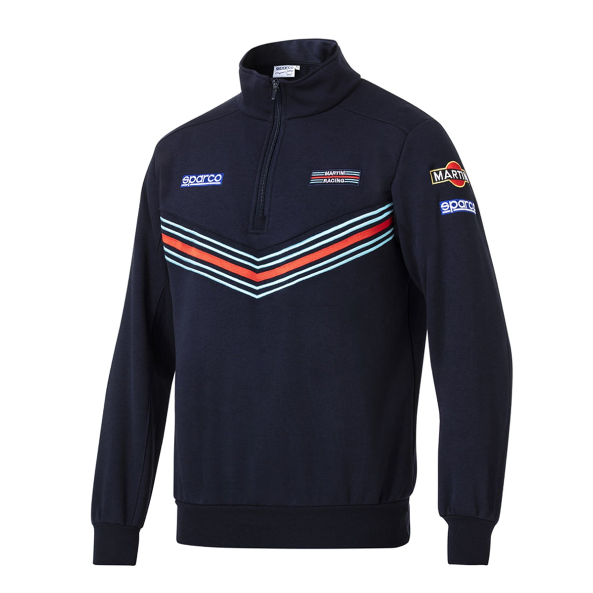 Sparco Half Zip Sweatshirt Martini Racing - Marineblauw