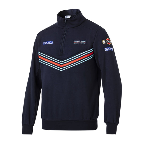 Sparco Half Zip Sweatshirt Martini Racing - Marineblauw