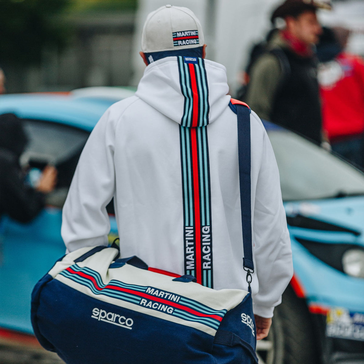 Sparco Martini Racing Big Stripes Martini Racing Hoodie