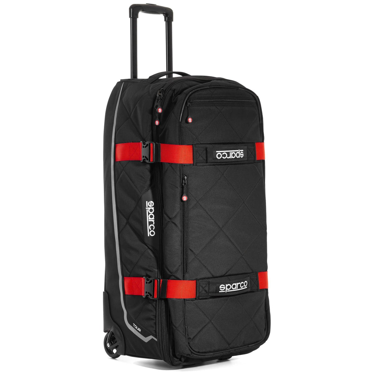 Sparco Trolley Tas Tour Zwart/Rood