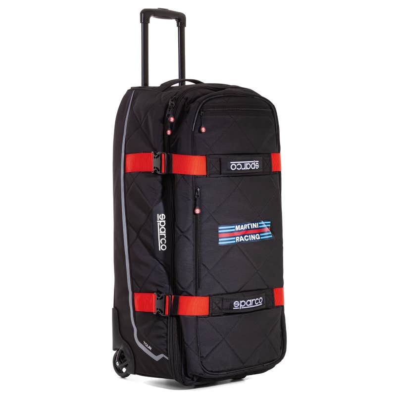 Sparco Trolley Tas Martini Racing Tour Zwart/Rood