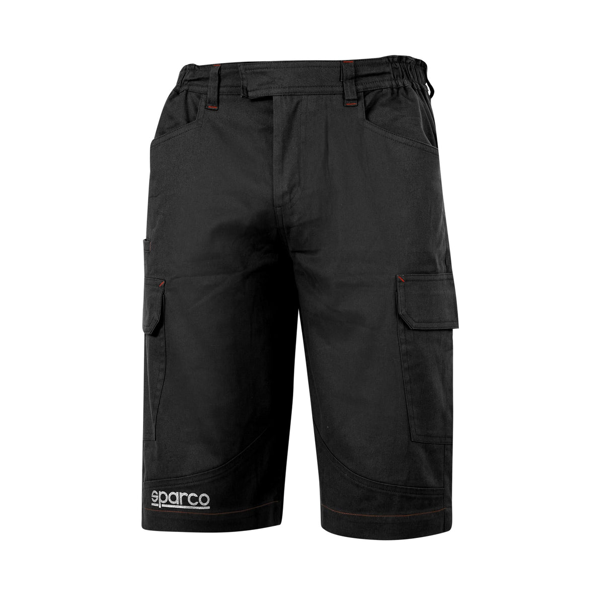 Sparco Bermuda Cargo Werkbroek - Zwart