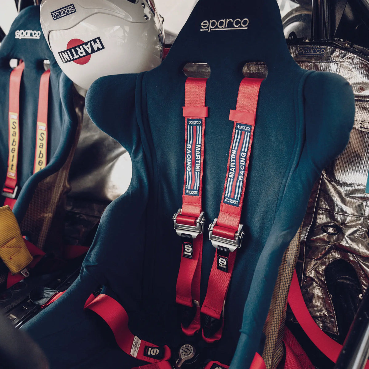 Sparco Martini Racing Gordel Competition H Auto-accessoire - Marineblauw