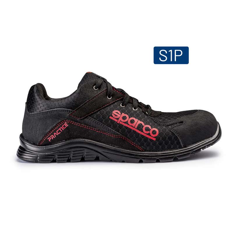 Sparco Practice Nigel Werkschoenen S1P ESD Unisex Zwart