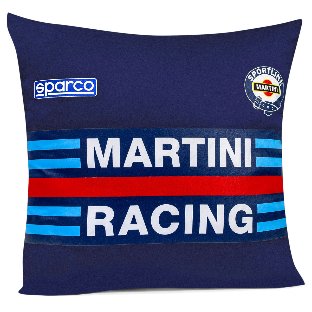 Sparco Cuscino 40x40 Replica Martini Racing Hoofdkussen - Marineblauw
