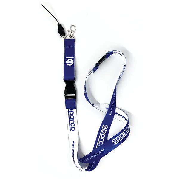 Sparco Lanyard Official Sleutelhanger - Blauw