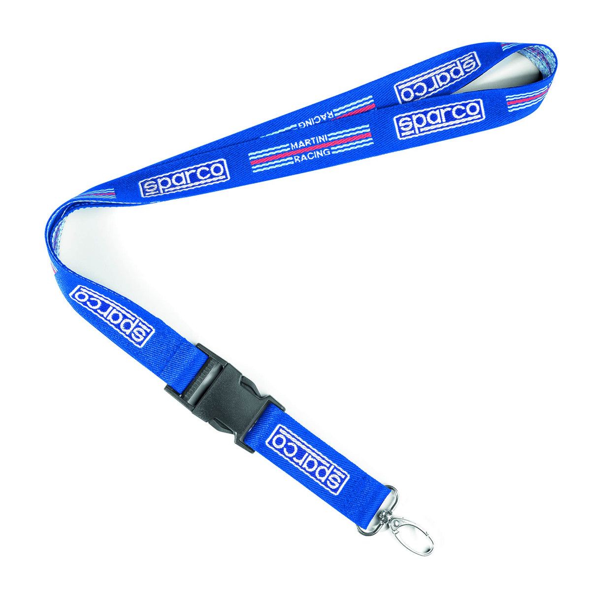 Sparco Martini Racing Lanyard Martini Racing Sleutelhanger - Blauw