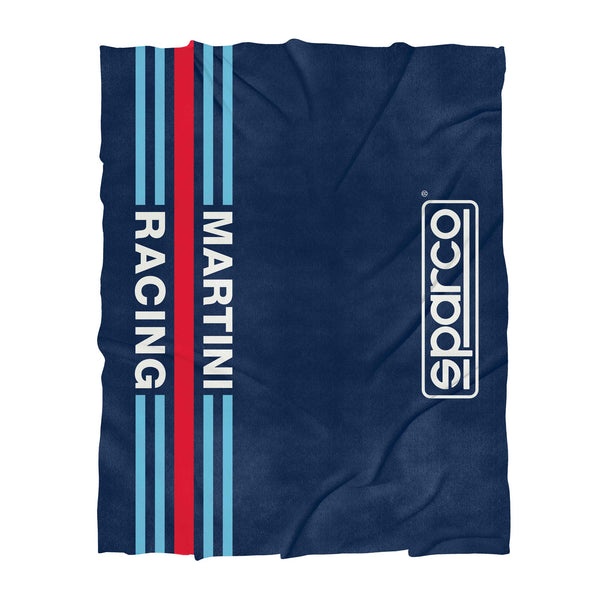 Sparco Martini Racing Plaid Martini Racing 150x180cm Woonaccessoire - Zwart