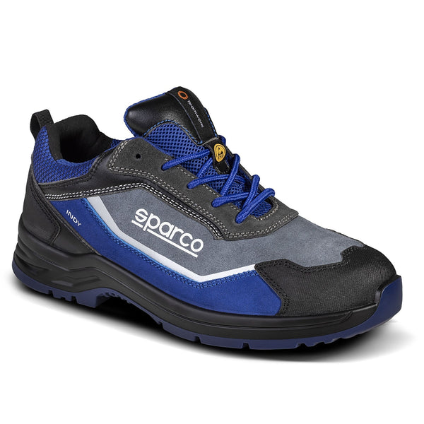 Sparco Indy Charlotte Werkschoenen S3 ESD Unisex Donkergrijs/Blauw