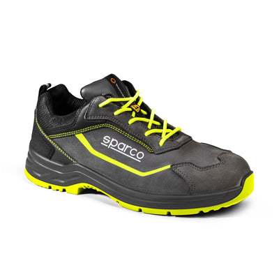 Sparco Werkschoenen S3S Indy Conor ESD Unisex Donkergrijs/Fluogeel