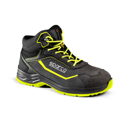 Sparco Werkschoenen S3S Indy-H Juri ESD Unisex Donkergrijs/Fluogeel