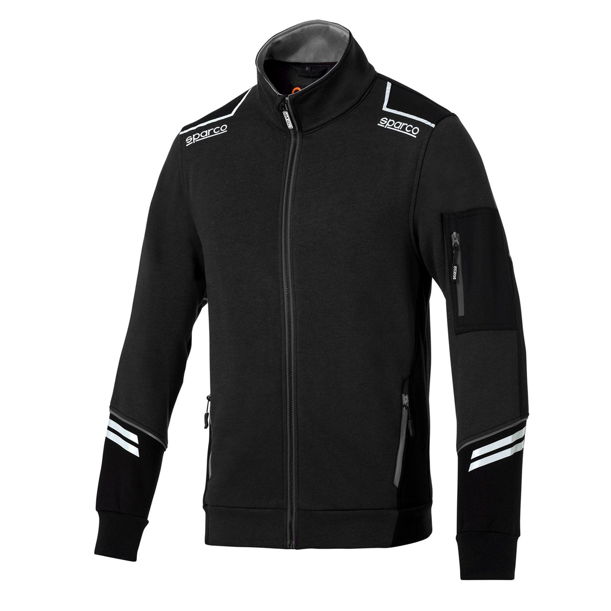 Sparco Full Zip Tech Alabama Vest - Zwart - Maat S-XXL
