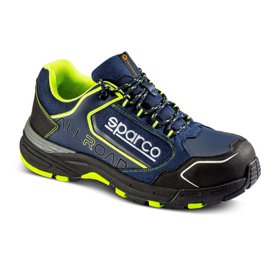Sparco Allroad Sochi Werkschoenen S3 ESD Unisex Marineblauw/Fluogeel