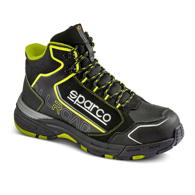 Sparco Allroad-H Motegi Werkschoenen S3 ESD Unisex Zwart/Fluogeel