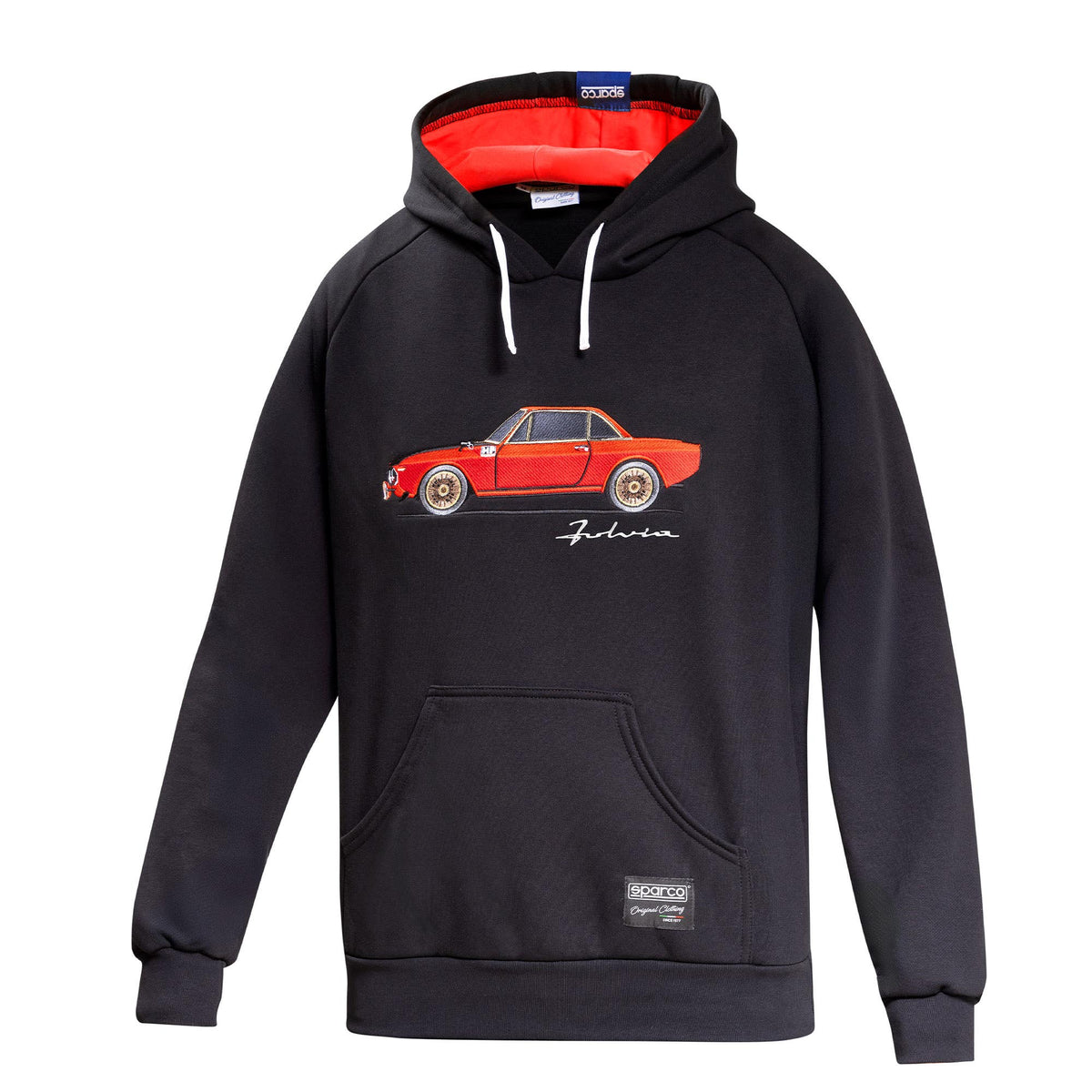 Sparco Lancia HF Fulvia Hoodie - Zwart