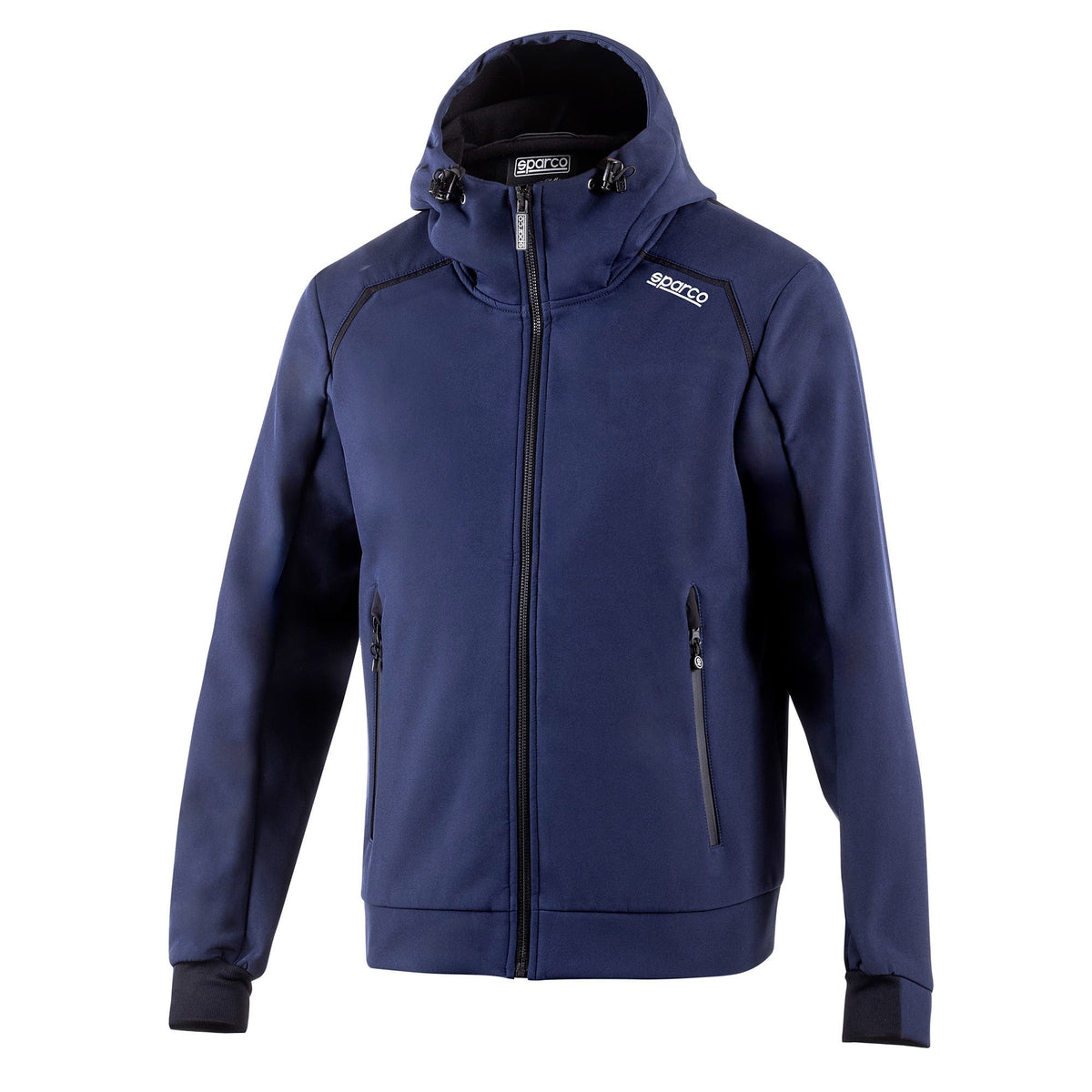 Sparco SL Hooded Softshell Jas - Grijs/Zwart