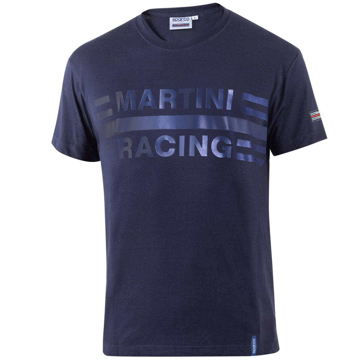 Sparco T-Shirt Martini Racing Big Logo - Marineblauw
