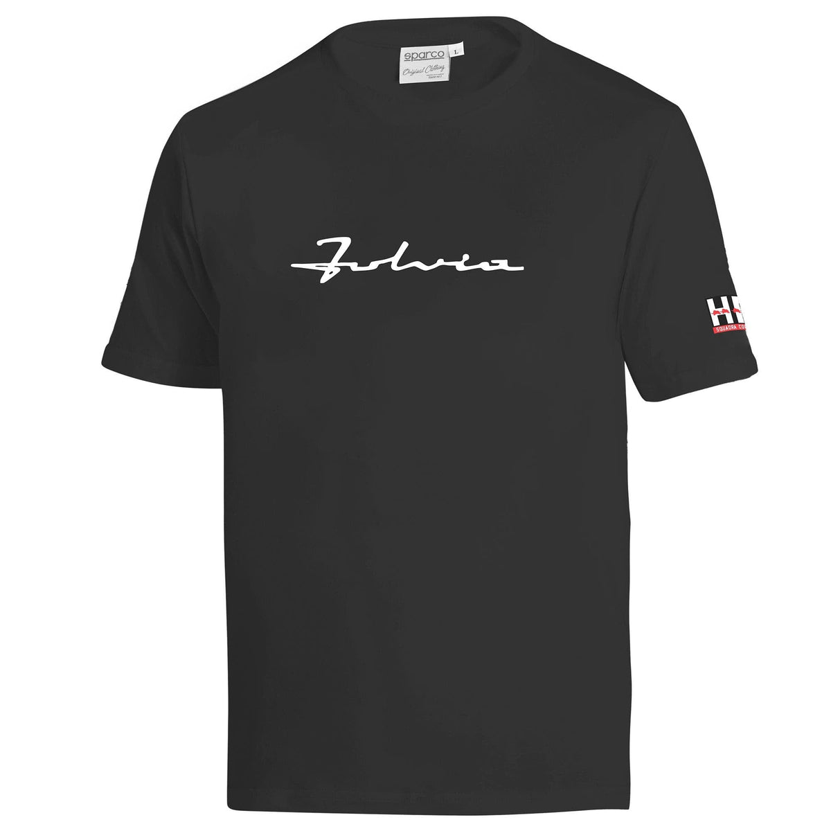 Sparco T-Shirt Lancia Fulvia Logo - Lancia - Wit/Zwart - XS-XXXL