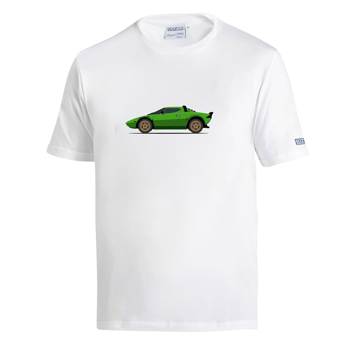 Sparco T-Shirt Lancia HF 4 - Groen