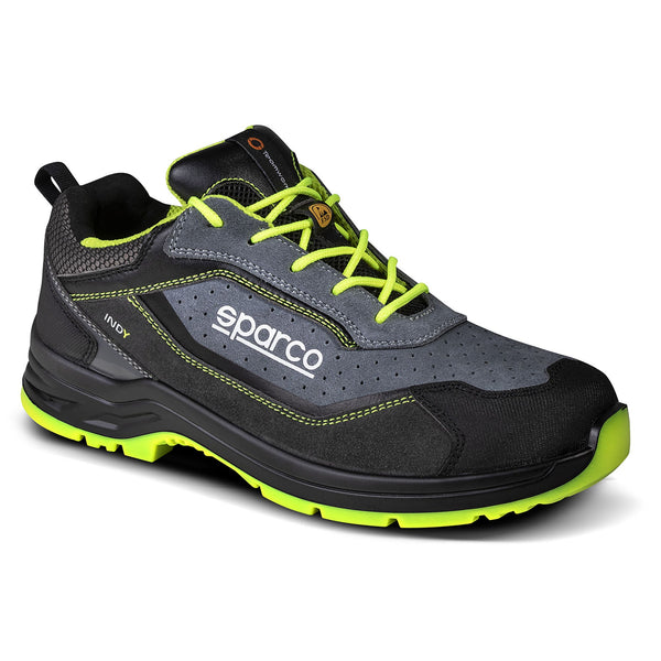 Sparco Indy Texas Werkschoenen laag S1PS ESD Grijs/Geel